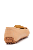 Kadın Camel Deri Loafer | Derimod