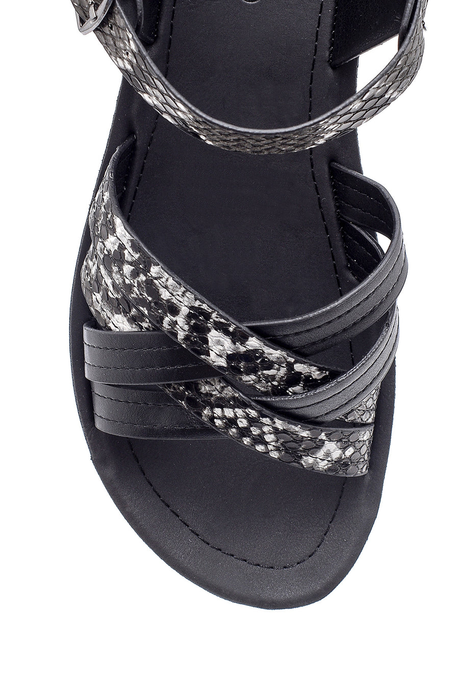 Women's Snakeskin Patterned Sandals