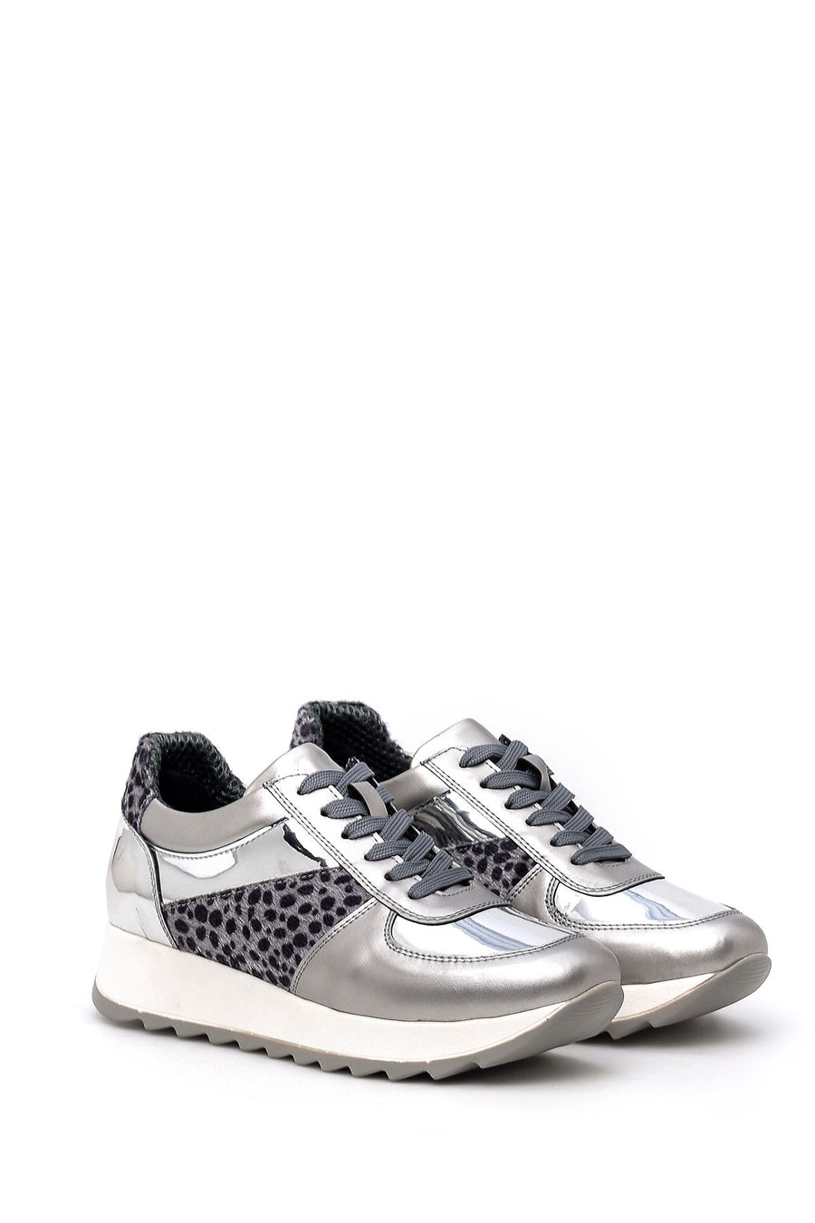 Kadın Leopar Detaylı Sneaker