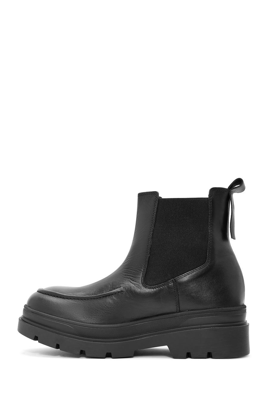 Men's Black Leather Chelsea Boots