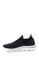 Kadın Siyah Desenli Kumaş Sneaker | Derimod