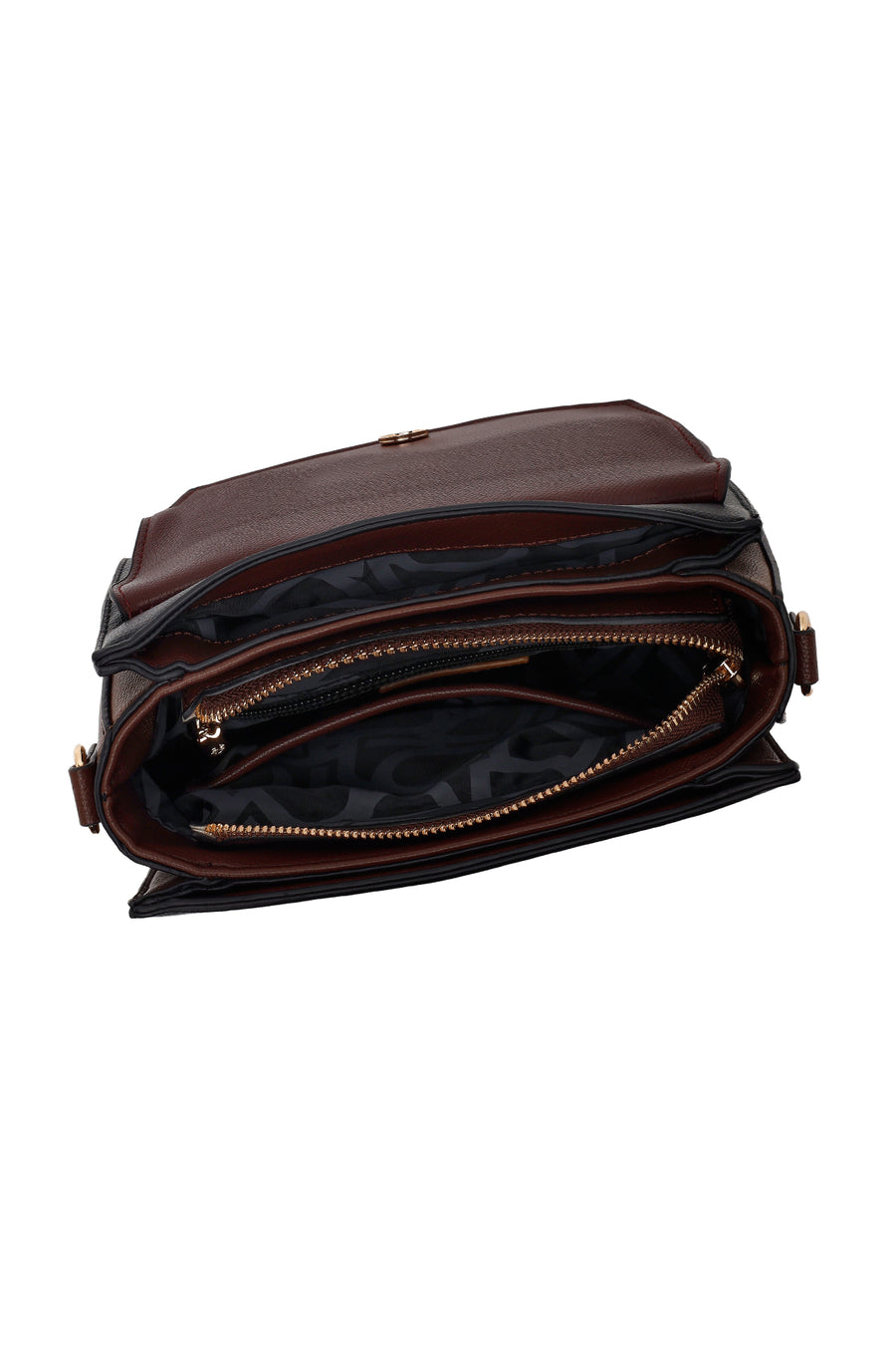 Woman Burgundy Classic Shoulder Bag with Long Strap