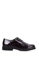 Women's Staple Detailed Patent Leather Shoes | Derimod