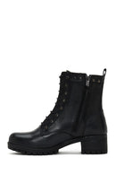 Women's Black Leather Boots | Derimod