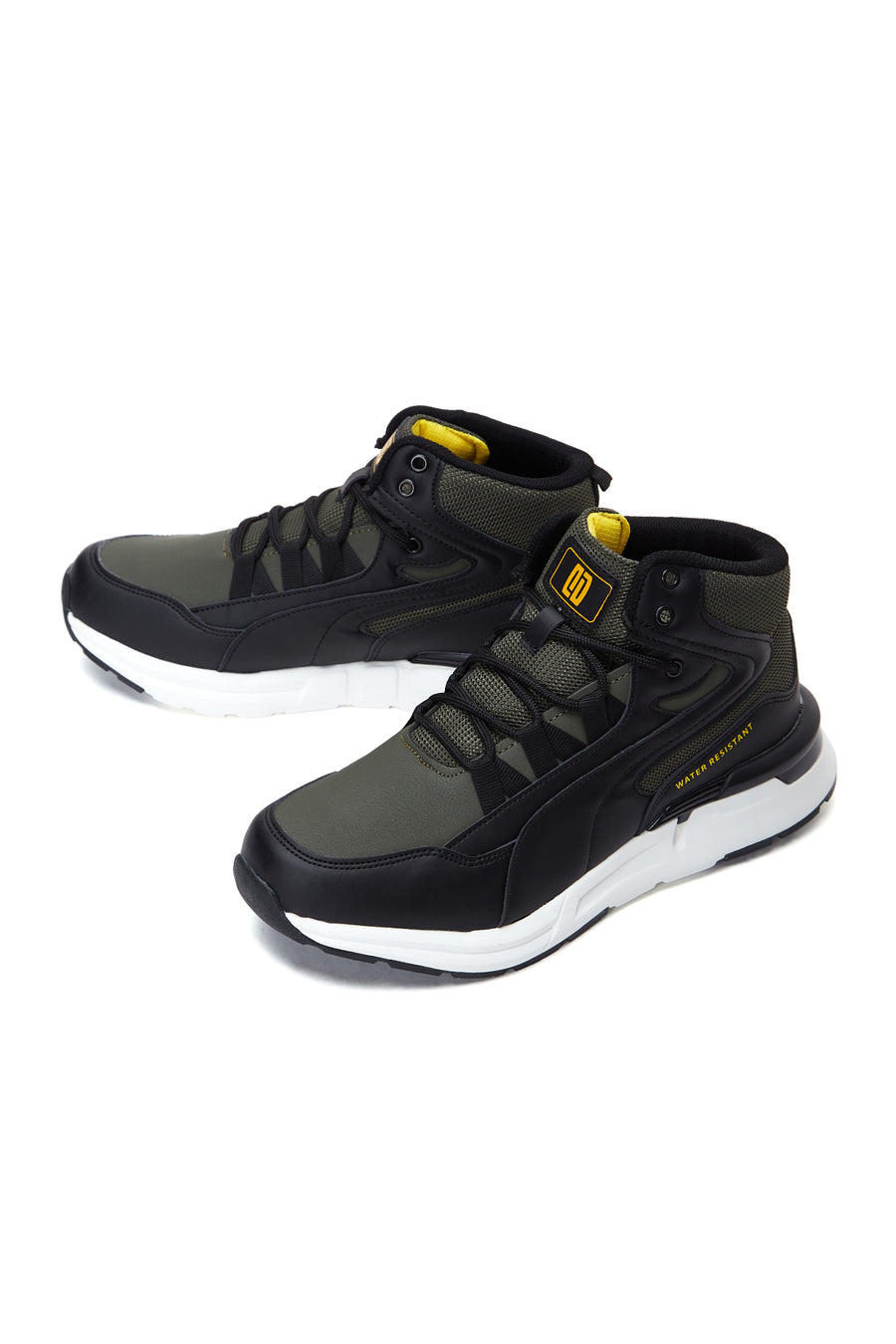 Men's Khaki High Top Sneaker