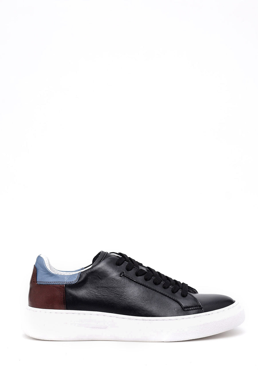 Men's Back Detailed Leather Sneaker 19SFD323618 | Derimod