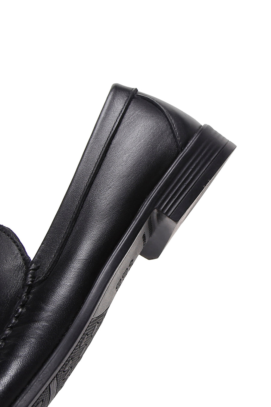 Erkek Siyah Püsküllü Deri Casual Loafer