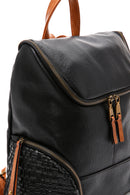 Women's Black Backpack | Derimod