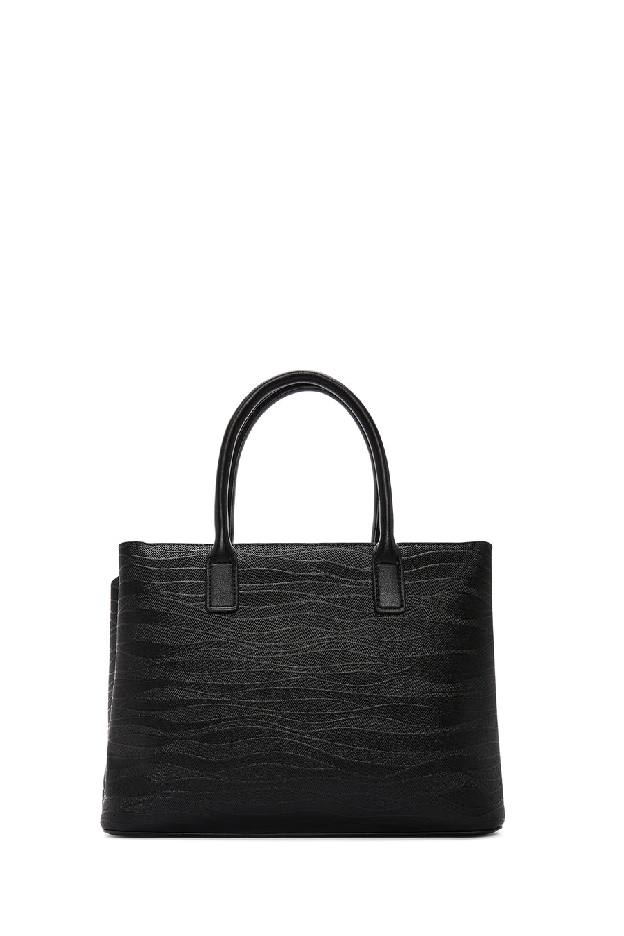 Woman Black Long Strap Printed Shoulder Bag