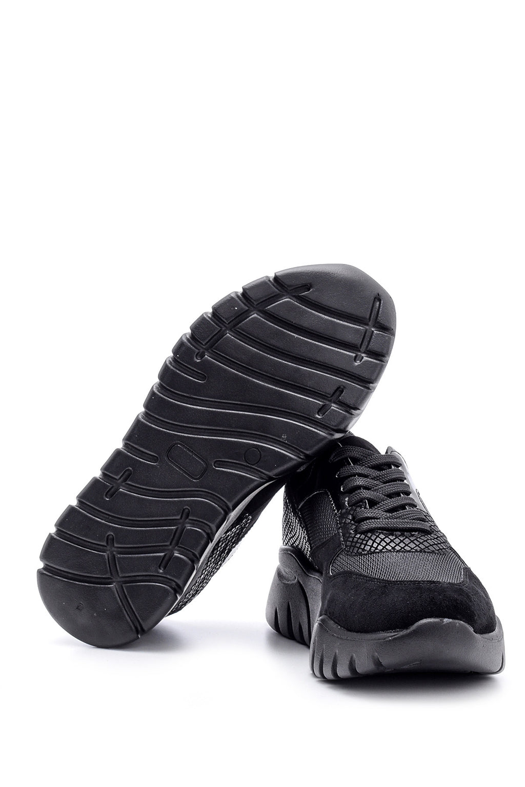 Kadın Süet Detaylı Sneaker