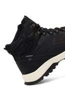 Derimod Dry Men's Black Lace-Up Thick-Soled Outdoor Boot | Derimod