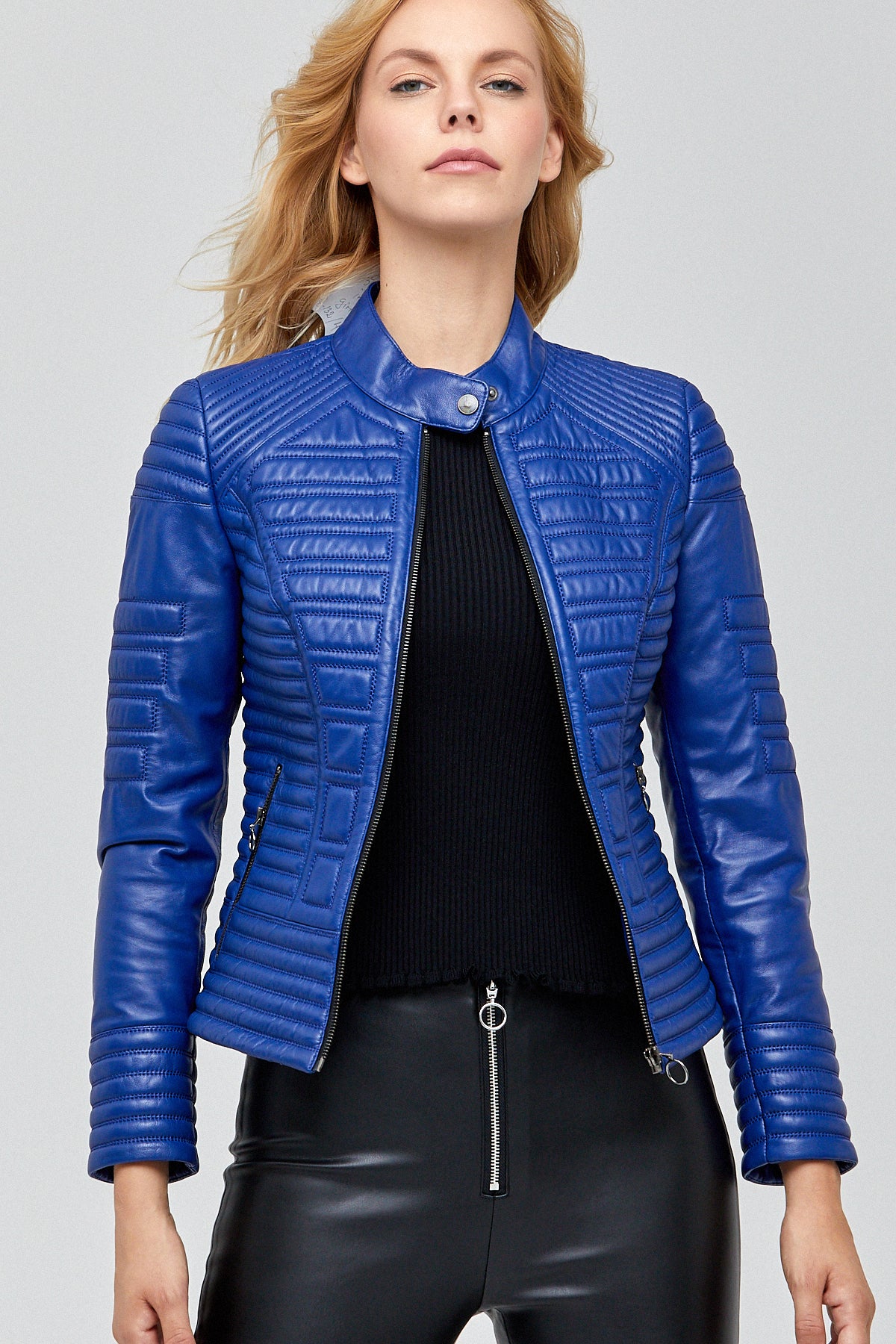 Newyork Women's Leather Jacket 19WGD5813U4 | Derimod