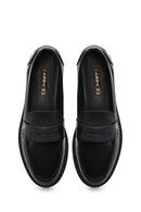 Kadın Siyah Deri Maskülen Loafer | Derimod