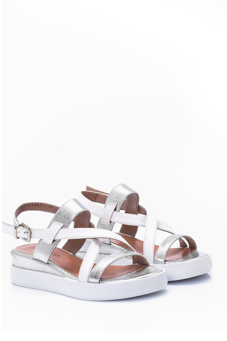 Women's Silver Detailed Sandals