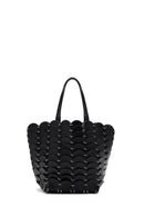 Women's Black Faux Leather Handbag | Derimod