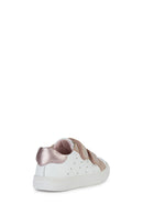 Geox Baby Girl White Nashik Strappy Leather Sneakers | Derimod