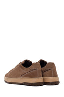 Male Mink Lace-up Thick-Soled Suede Leather Sneaker | Derimod