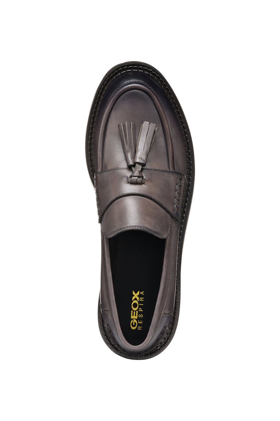 Geox Kadın Kahverengi Serilda Deri Maskülen Loafer