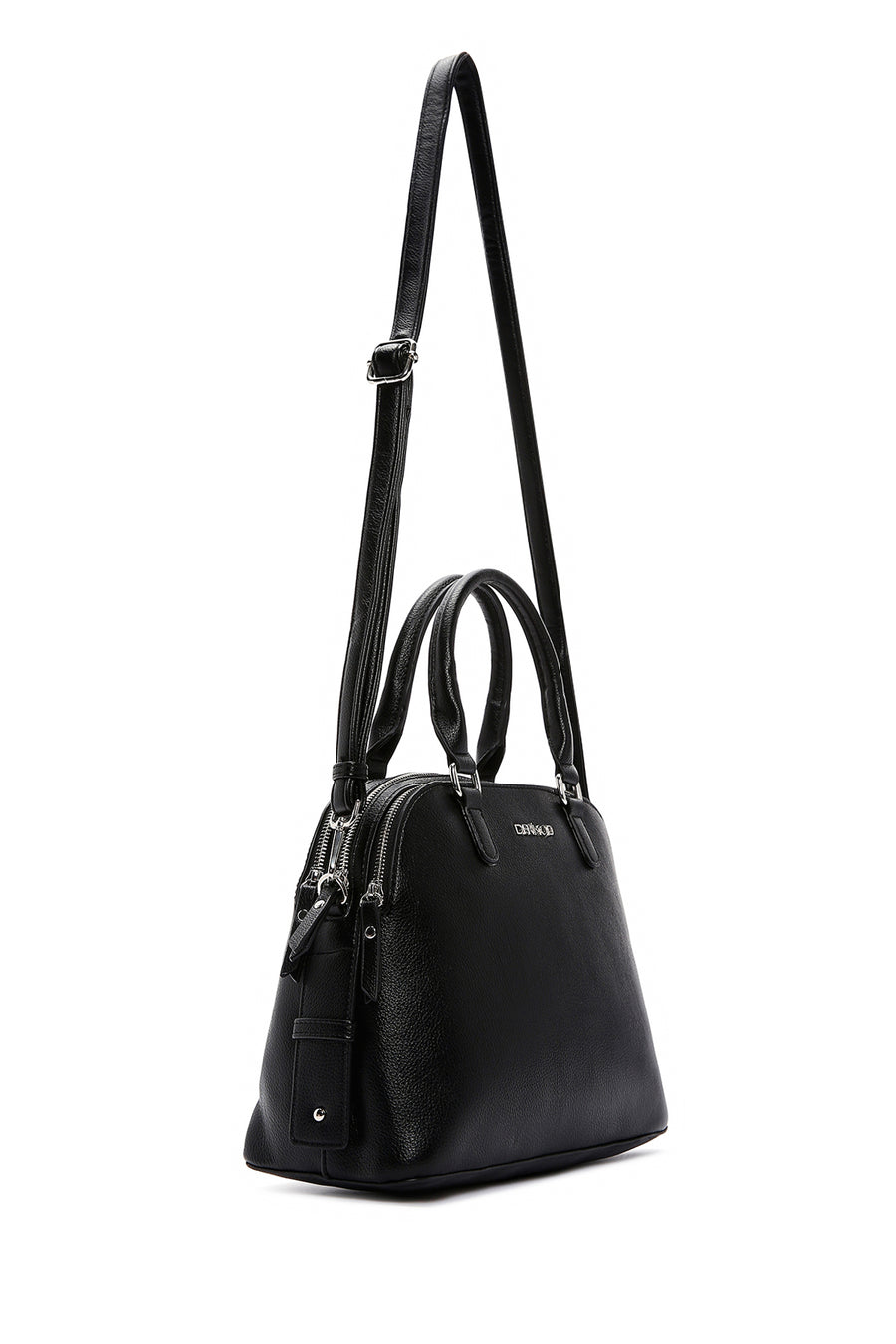 Women's Black Long Strap Shoulder Bag