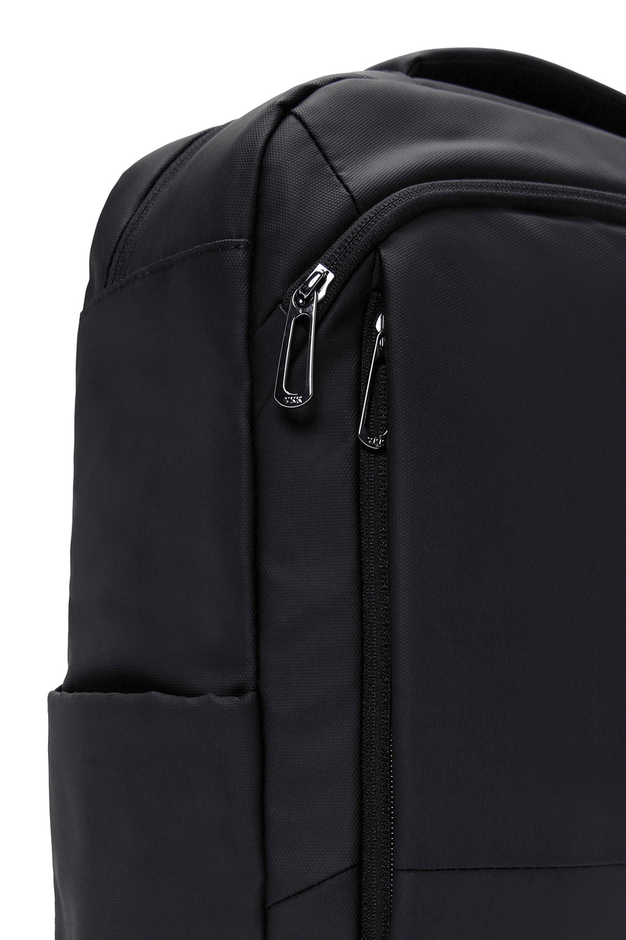 D-Pack Unisex Black Technological Fabric Backpack