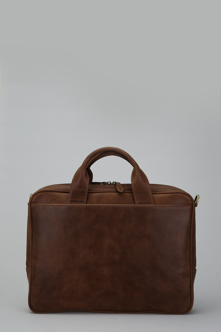 Tan Men's Leather Briefcase 18SBD3073FT | Derimod