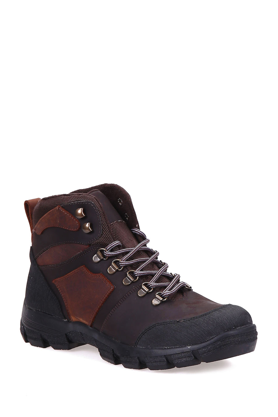 Lace-Up Men's Leather Boots