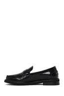 Kadın Siyah Deri Maskülen Loafer | Derimod