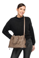 Geox Kadın Vizon D Marsila Uzun Asklı Deri Kol Çantası | Derimod