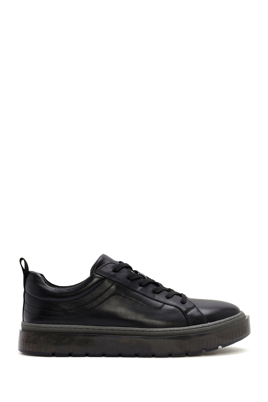 Men's Black Lace-up Leather Sneaker 24WFD692618 | Derimod