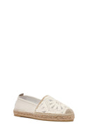 Woman Cream Patterned Espadrilles | Derimod