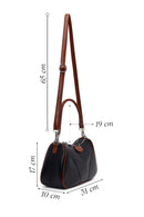 Woman Black Casual Shoulder Bag with Long Strap | Derimod