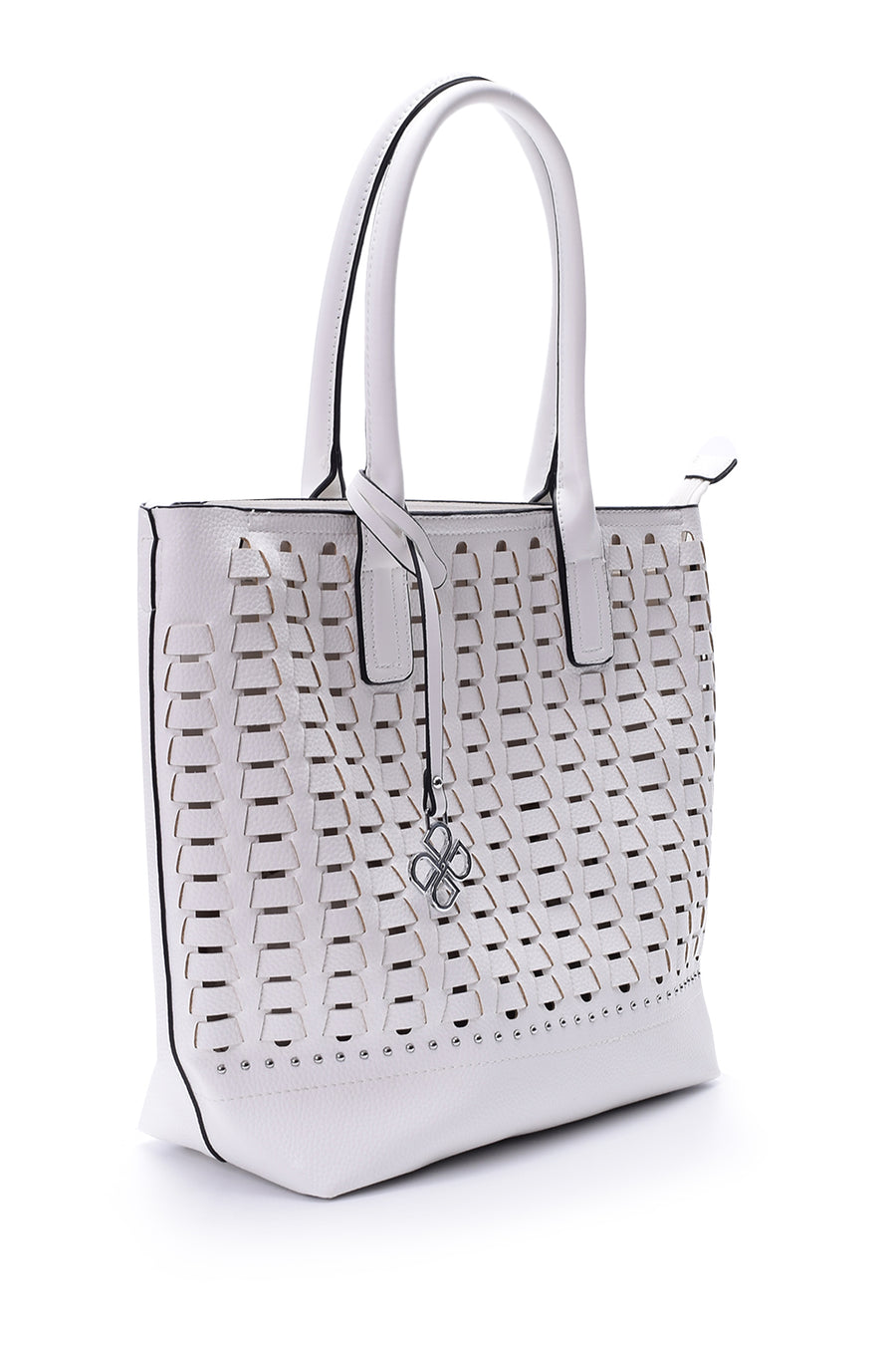 Women's Perforated Shoulder Bag