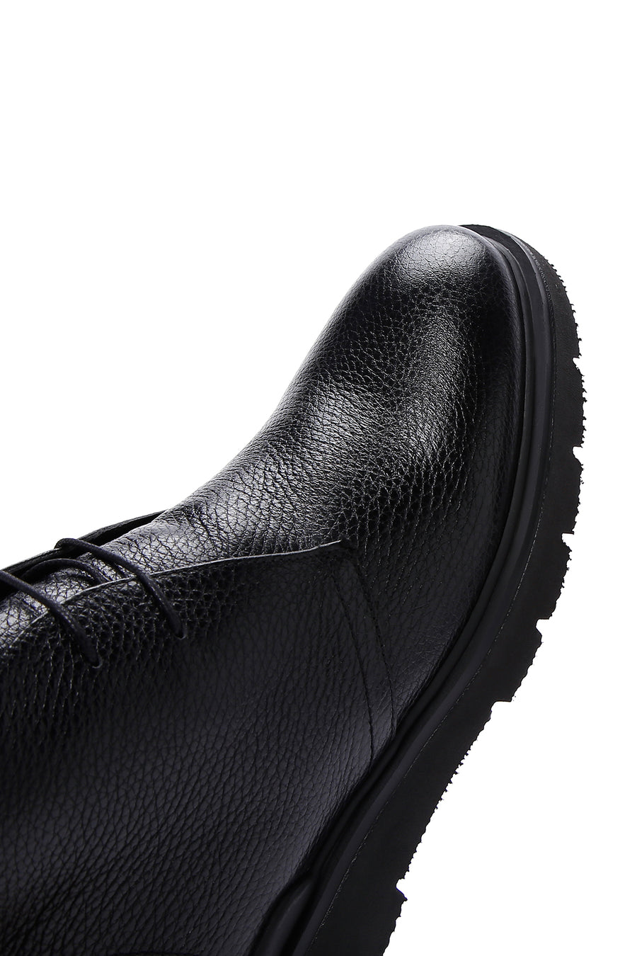 Men's Black Leather Casual Boots