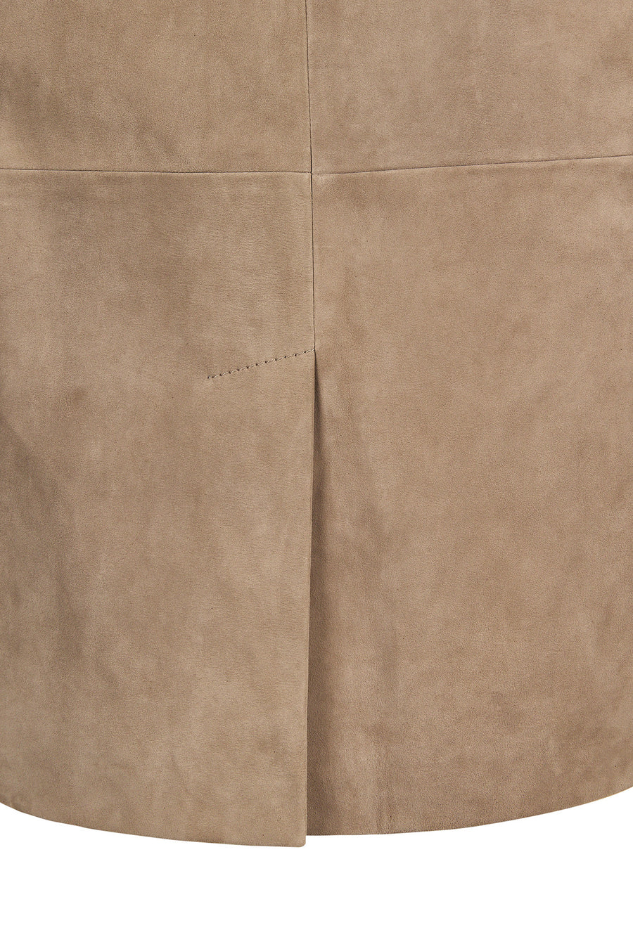 Luna Woman Beige Blazer Suede Jacket