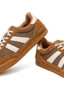 Women's Brown Lace-Up Leather Sneakers | Derimod