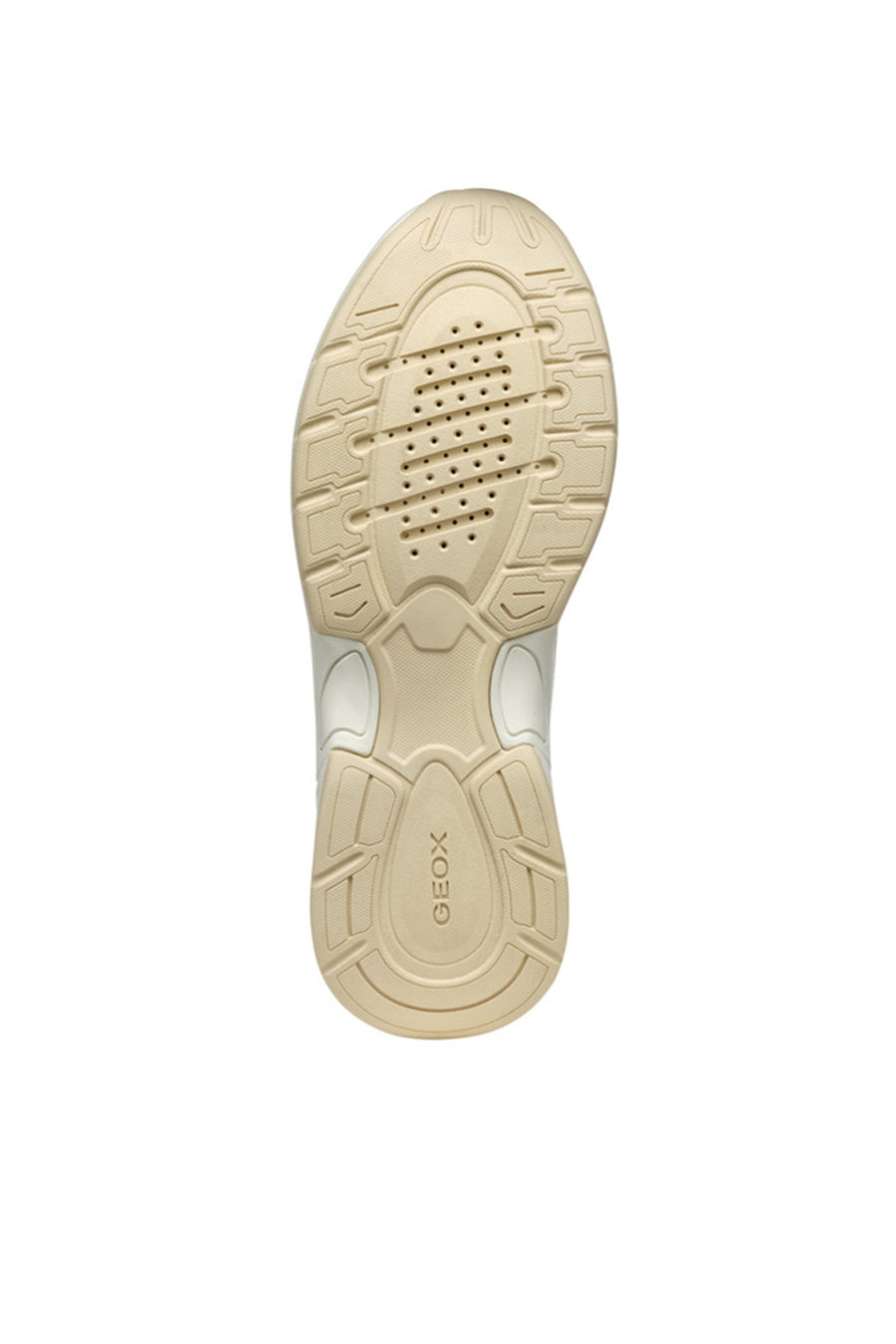 Geox Kadın Beyaz Zarvia Bağcıklı Kalın Tabanlı Deri Sneaker