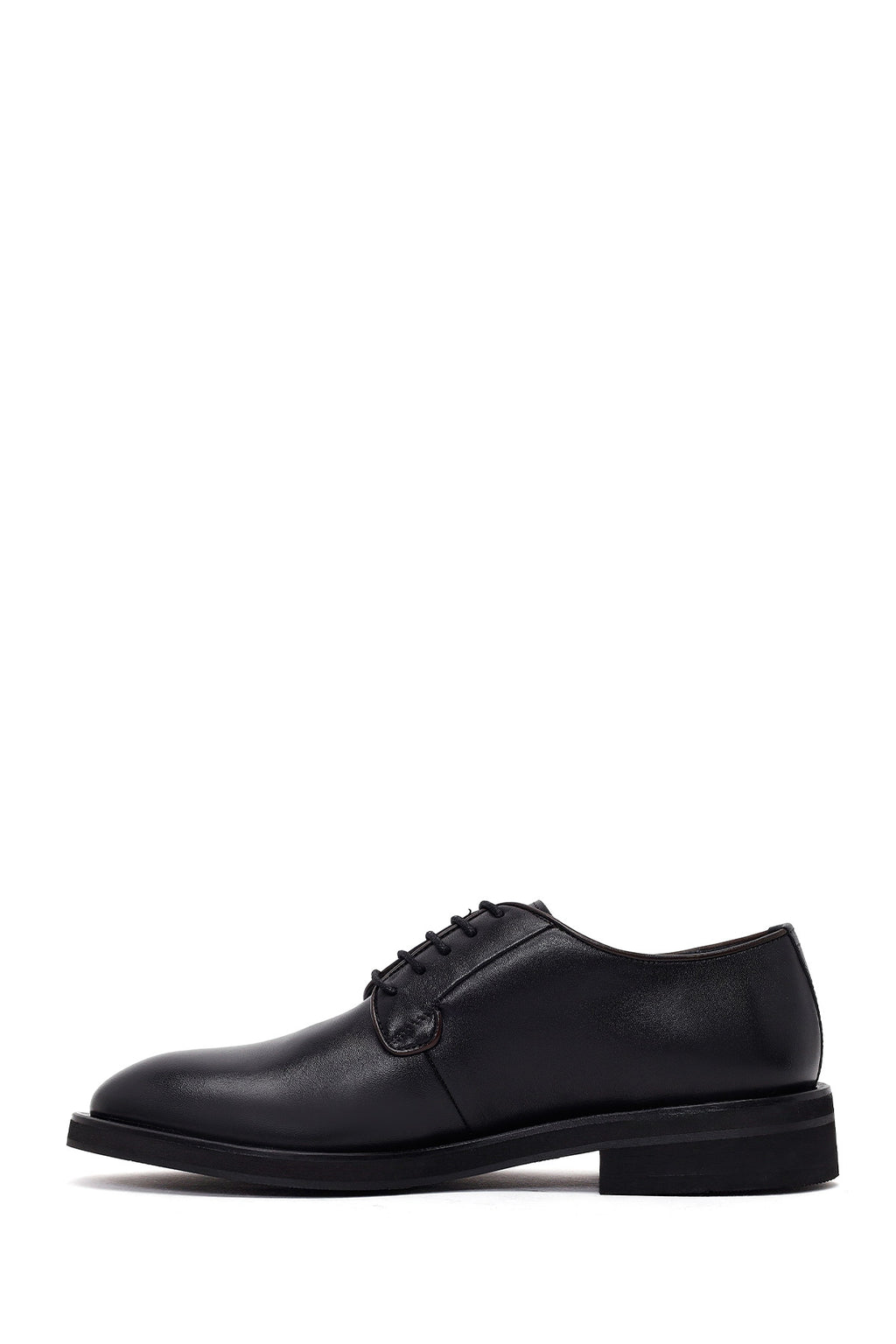Derimod Black Erkek Siyah Bağcıklı Deri Casual Ayakkabı