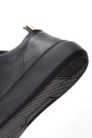 Women's Black Leather Sneaker | Derimod