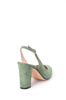 Women's Suede Heeled Shoes | Derimod