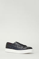 Braided Men's Leather Sneaker | Derimod