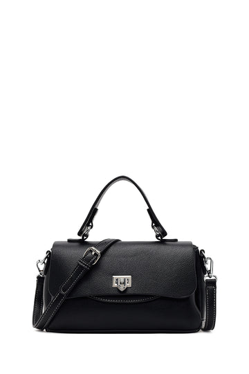 Woman Black Long-Strap Classic Shoulder Bag AB200003SF | Derimod