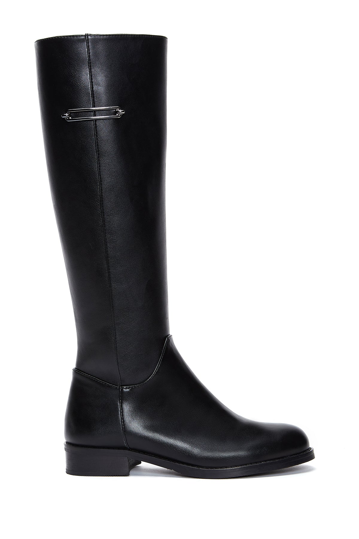 Women's Black Zippered Boots 23WFE252618 | Derimod