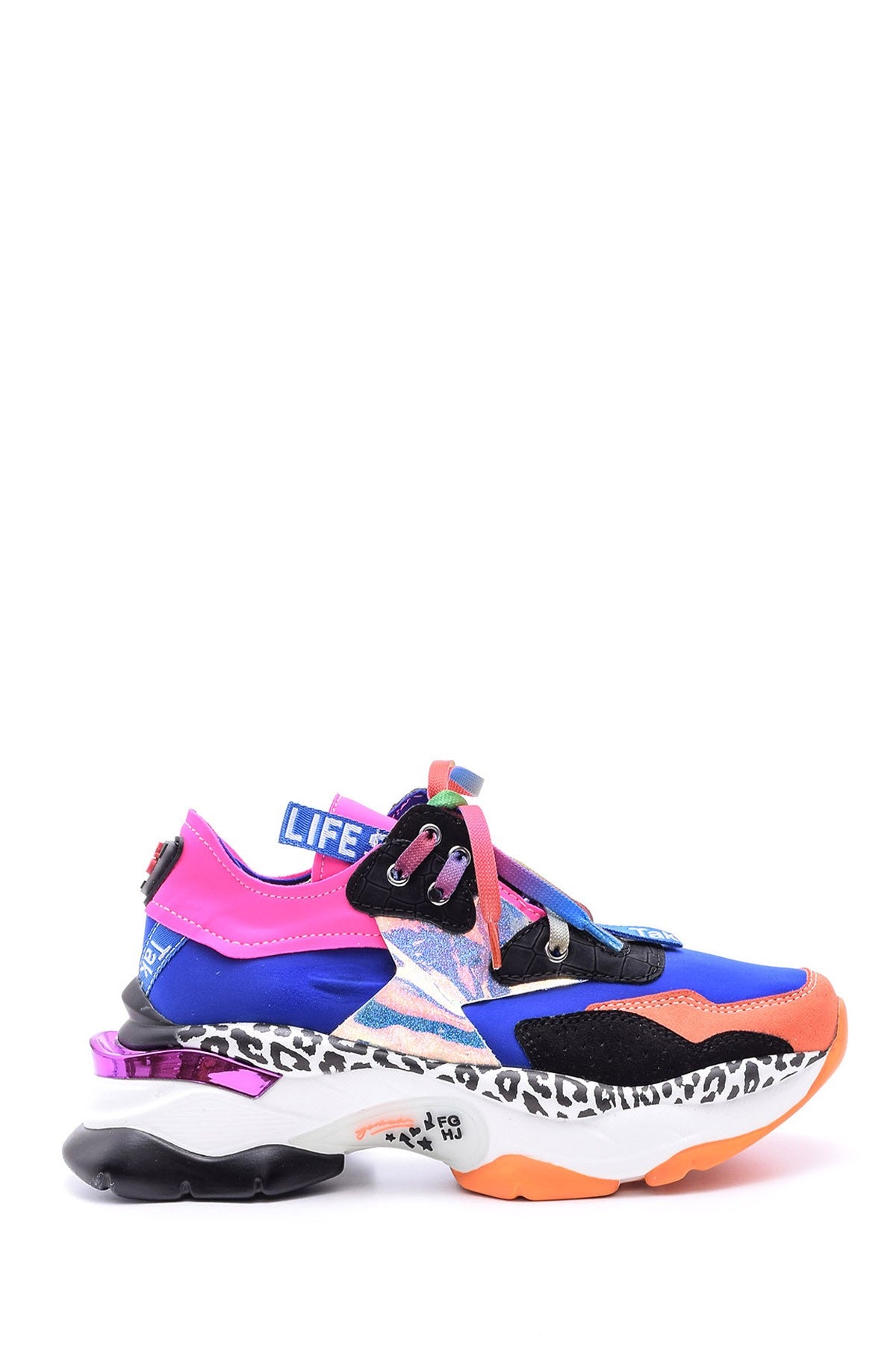 Women's Colorful High-Sole Sneaker 19WFE227014 | Derimod