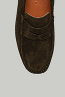 Suede Men's Loafer | Derimod