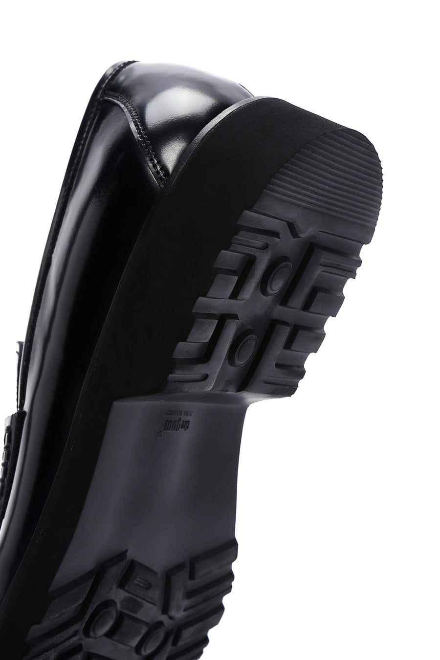 Men's Black Leather Casual Loafer