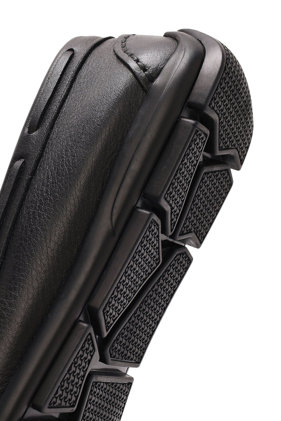 Men's Black Tasseled Leather Loafer