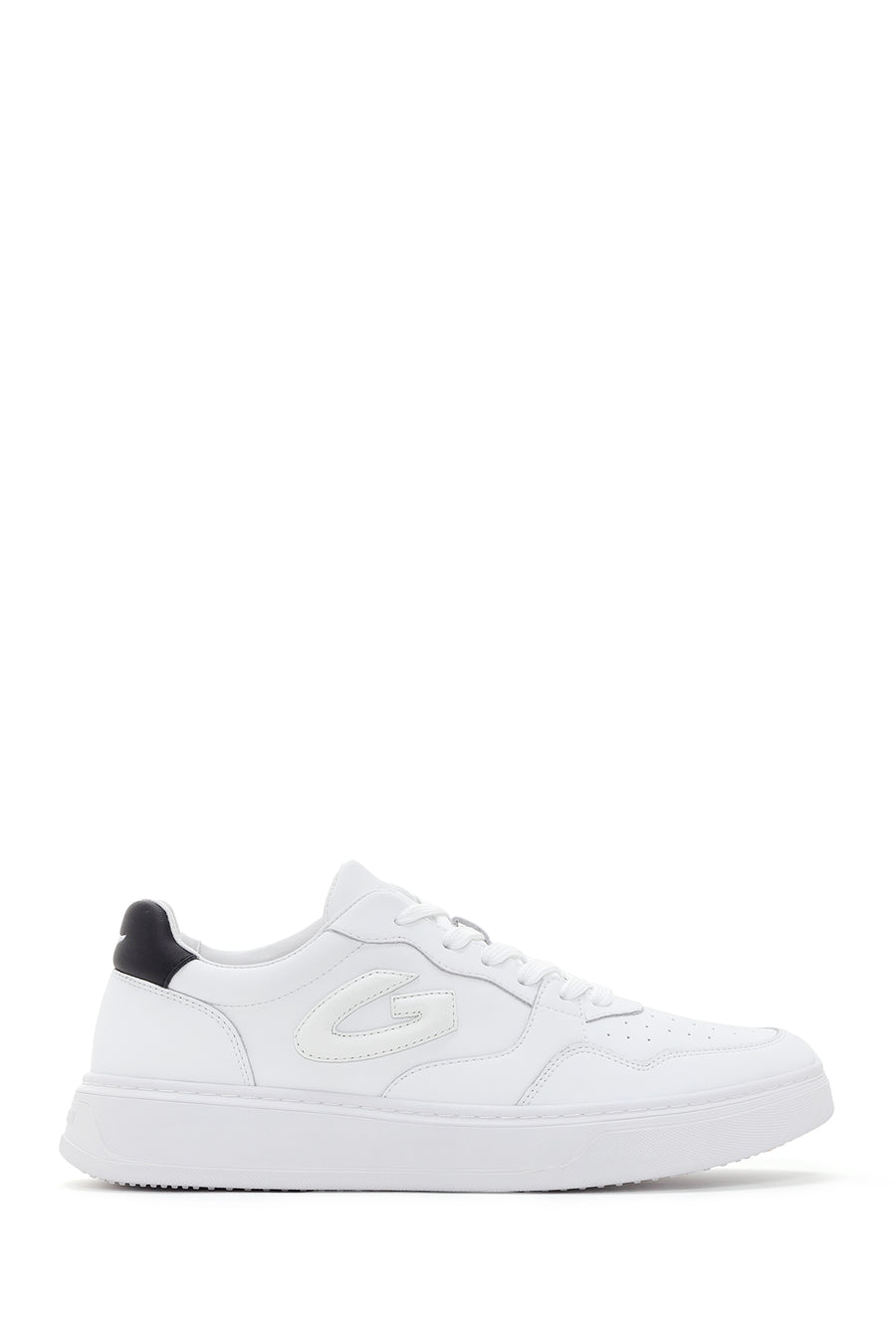 Alberto Guardiani Erkek Beyaz New Era Kalın Tabanlı Deri Sneaker G03M100017 | Derimod