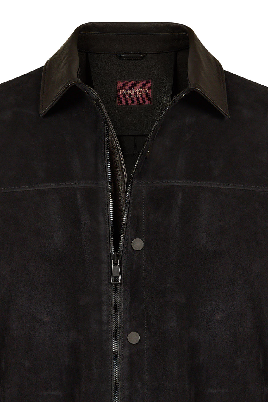 Olise Male Black Suede Jacket