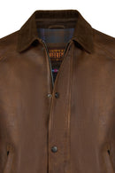 Windsor Male Mustard Suede Jacket | Derimod