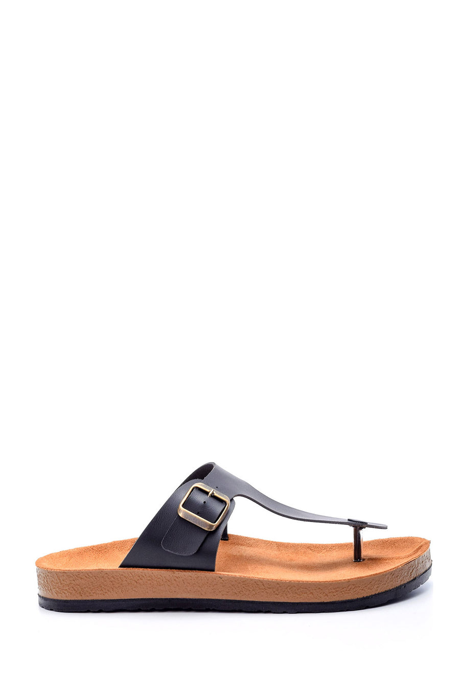 Men's Leather Slippers 19SFD350918 | Derimod